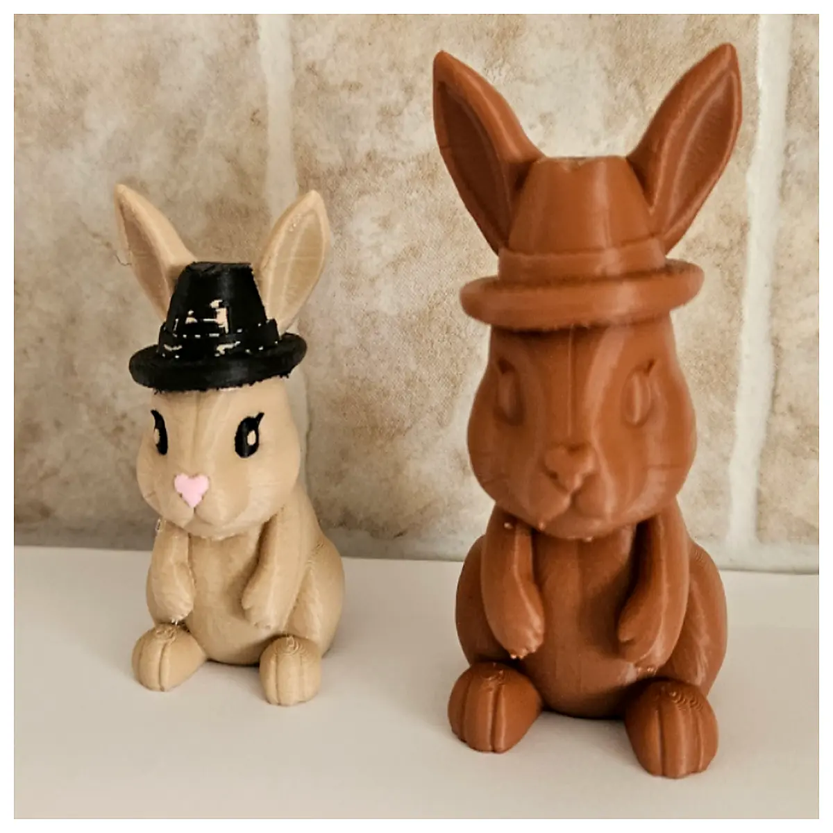 Easter Bunny Hat Toy Kids Easter Decoration Gift Cute Cartoon Figure