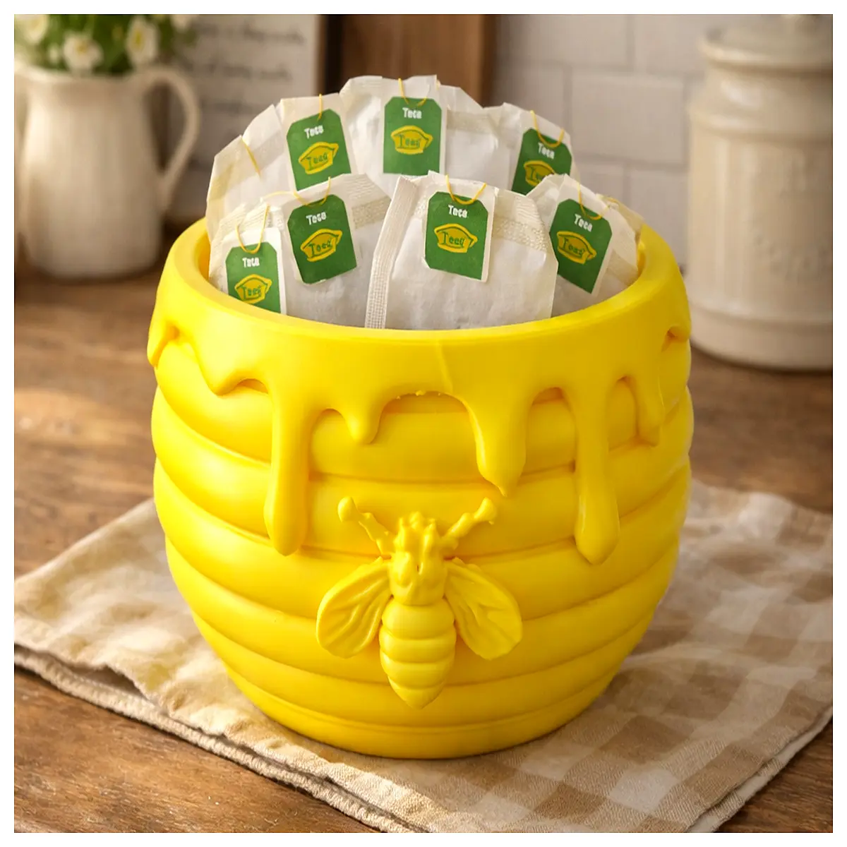 Honey Jar Bowl Sweet Breakfast Container Honey Storage Jar Kitchen Utensils Honey Dessert