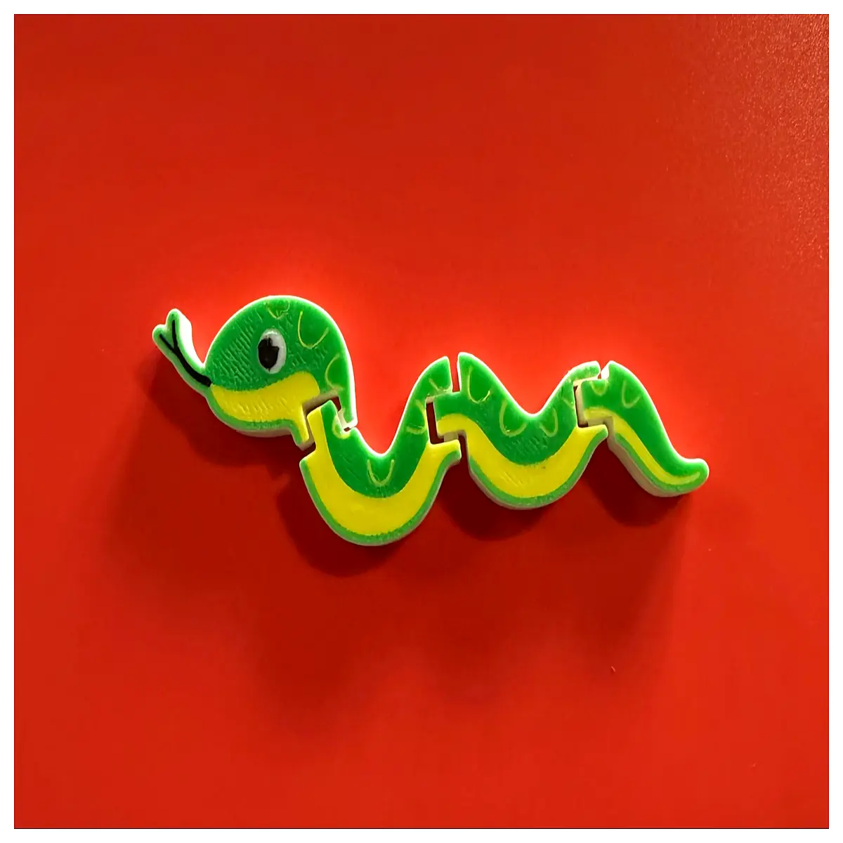 Mini Movable Joint Snake Toy Flexible Snake Model Educational Toy Pet Toy Fun Snake Exercise Snake Interactive Toy