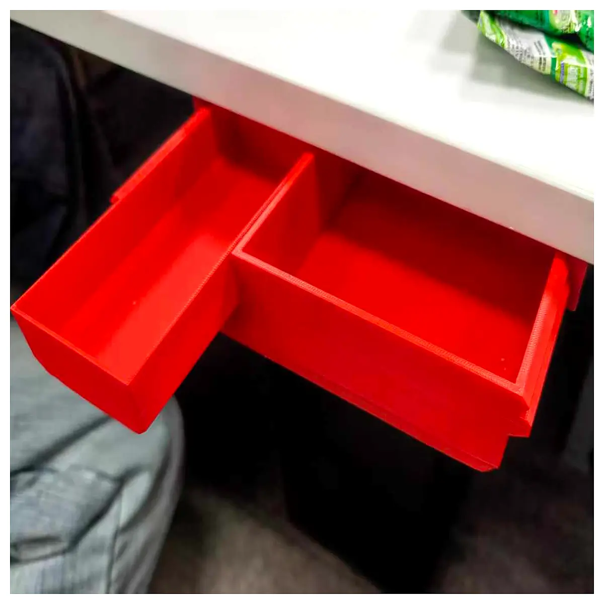 under desk drawer organizer for office storage sliding file cabinet with lock space saving desktop accessories holder