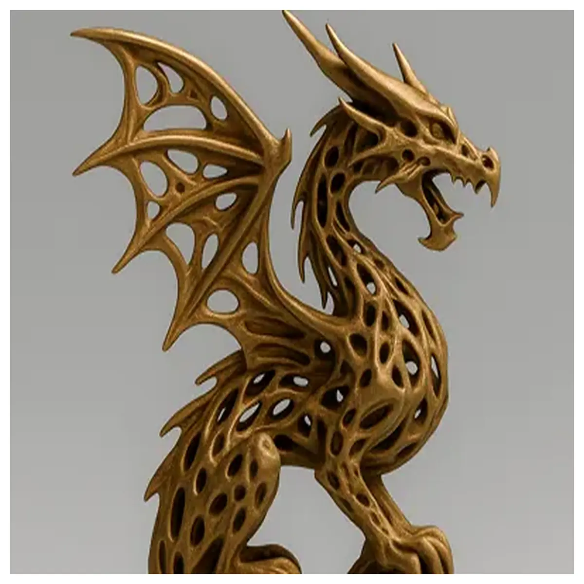 Cool Dragon Sculpture Dragon Toy Model Decoration Collectible Creative Gift Display Desktop Art Piece Dragon Enthusiast Dragon Decor