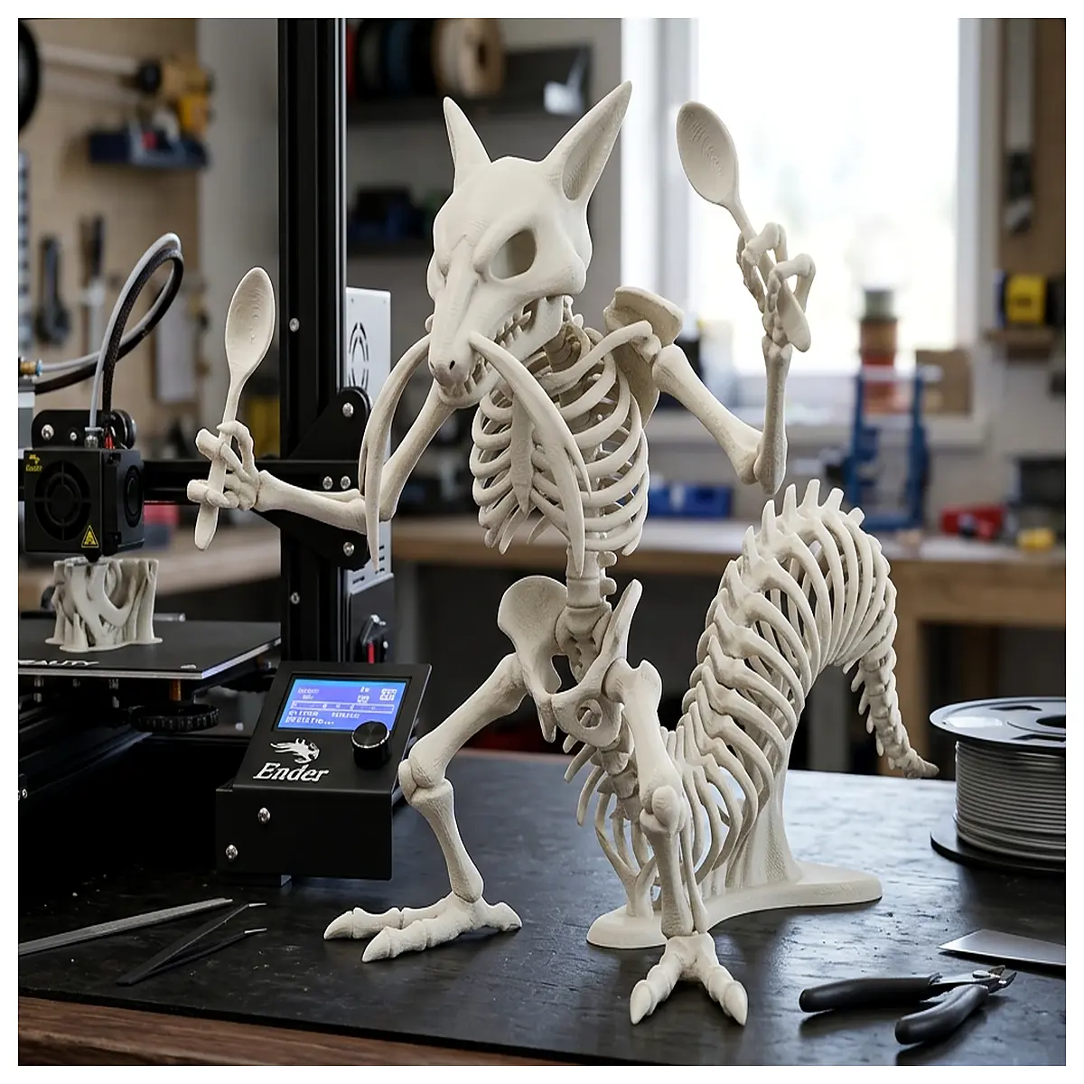 Bone Brave Kirala Figure Model Toy Collection Assembly Model Anime Peripheral Bone Anime Figure
