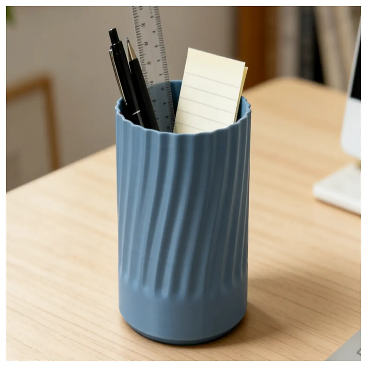 d Pen Holder Organizer Makeup Brush Box Toothbrush Holder Screw Organizer Desktop Trash Can Creative Storage Solutions for Desk Organization