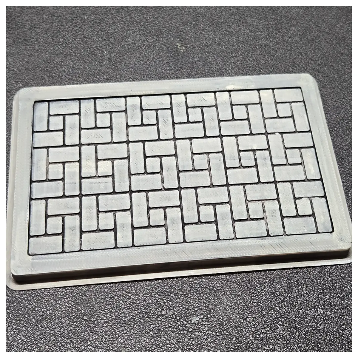 Rectangular Tile Figure 3D Model Home Decor Scene Toys Desktop Display Building Models Creative Gift
