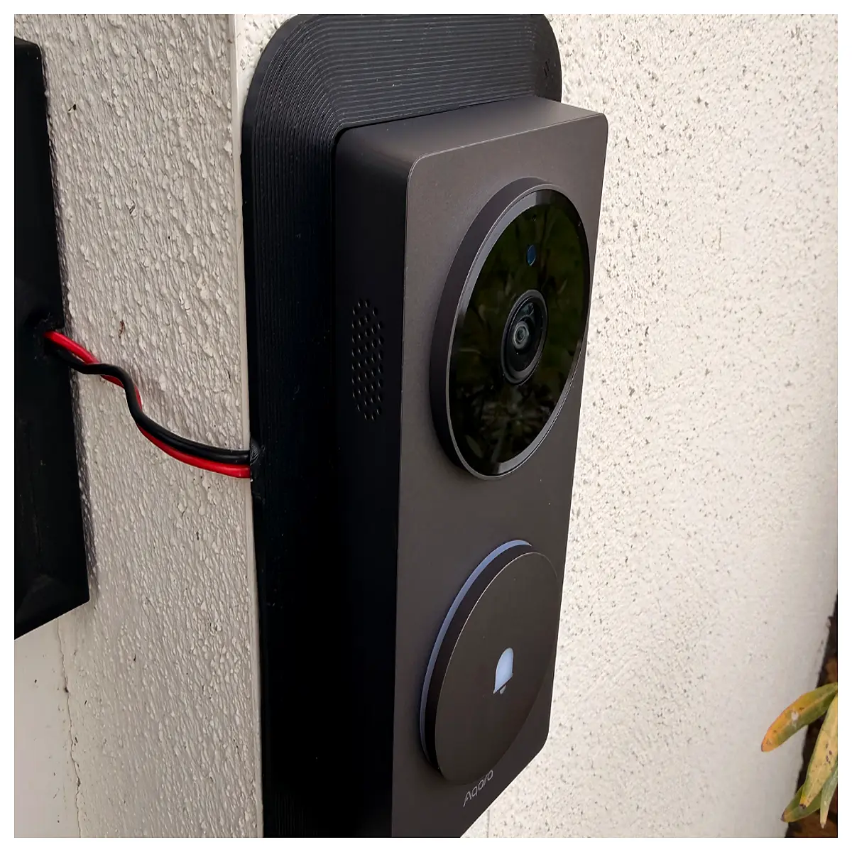 G4G410 Doorbell Side Power Line Mounting Bracket Installation Support Smart Home Accessory Smart Lock Wall Mount Quick Install