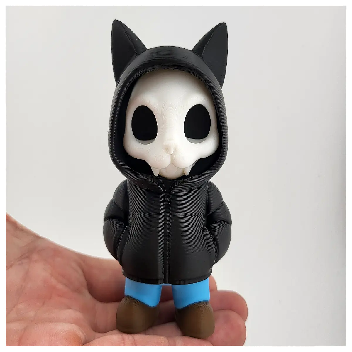Street Ghost Cat Skull Skeleton Cat Halloween Costume Cosplay Roleplay Toy Decoration Festival Outfit