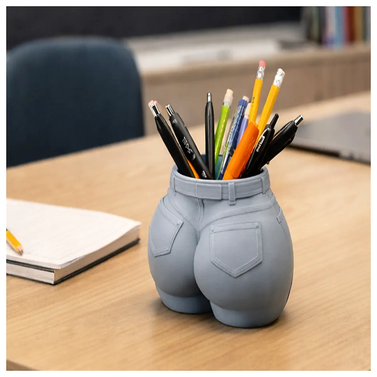 Funny Pencil Case April Fools Desk Organizer Box Creative Stationery Holder Multi Function Pen Case Office School Supplies