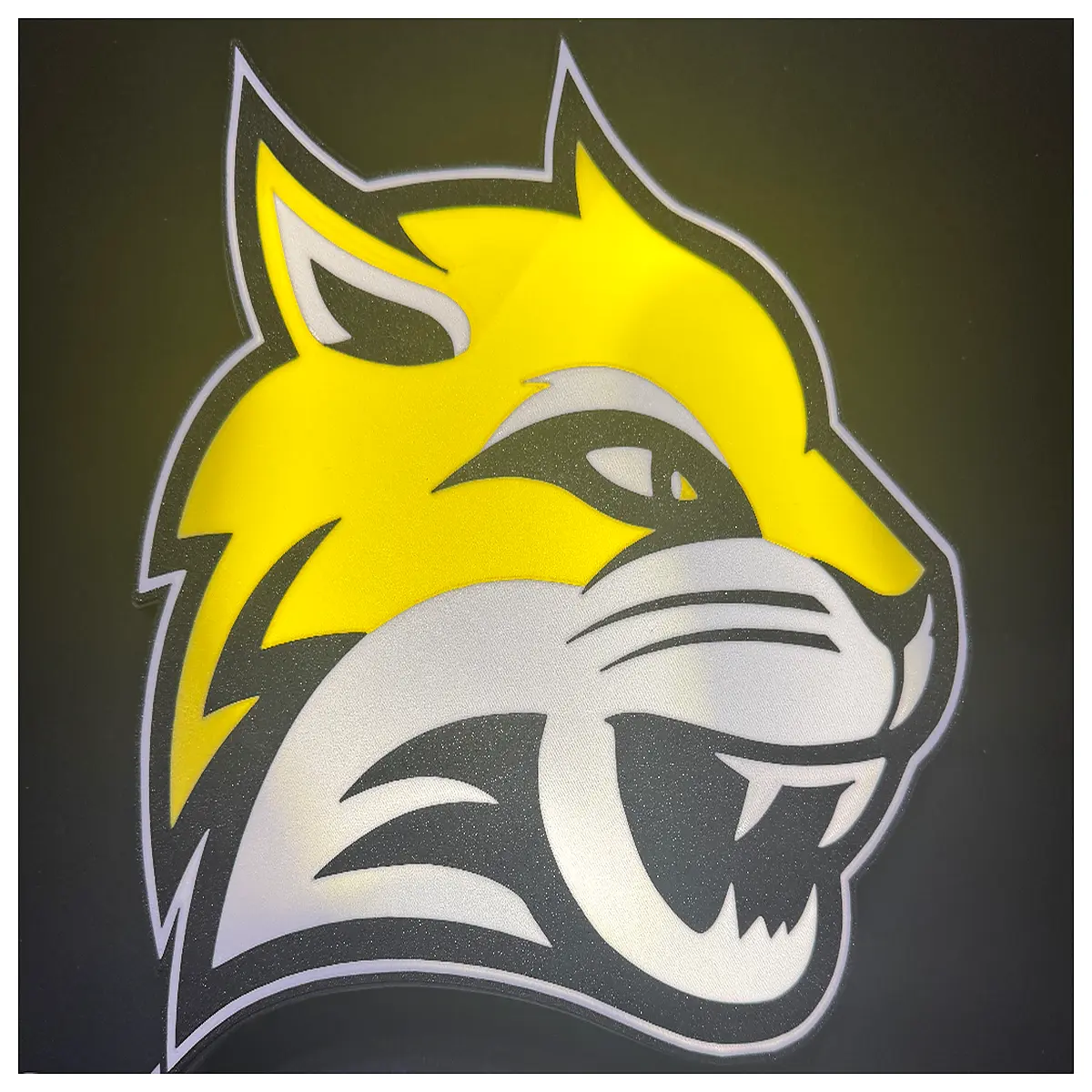wayne state university wildcats box sign custom neon style campus decor dorm room wall art alumni gift bright illuminated plaque