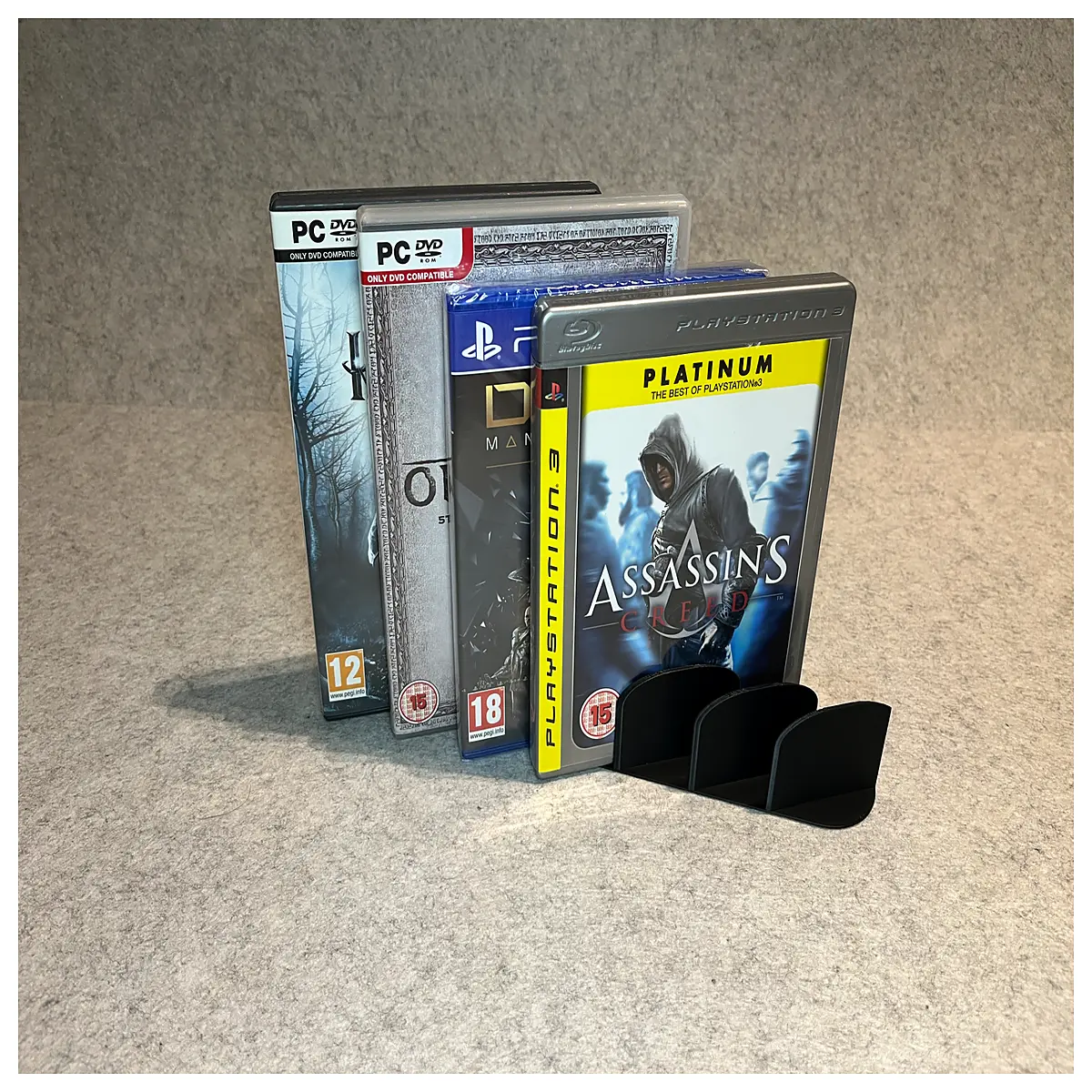 Game Display Stand Game Collection Stand Game Showcase Table Essential for Game Enthusiasts Game Display Support