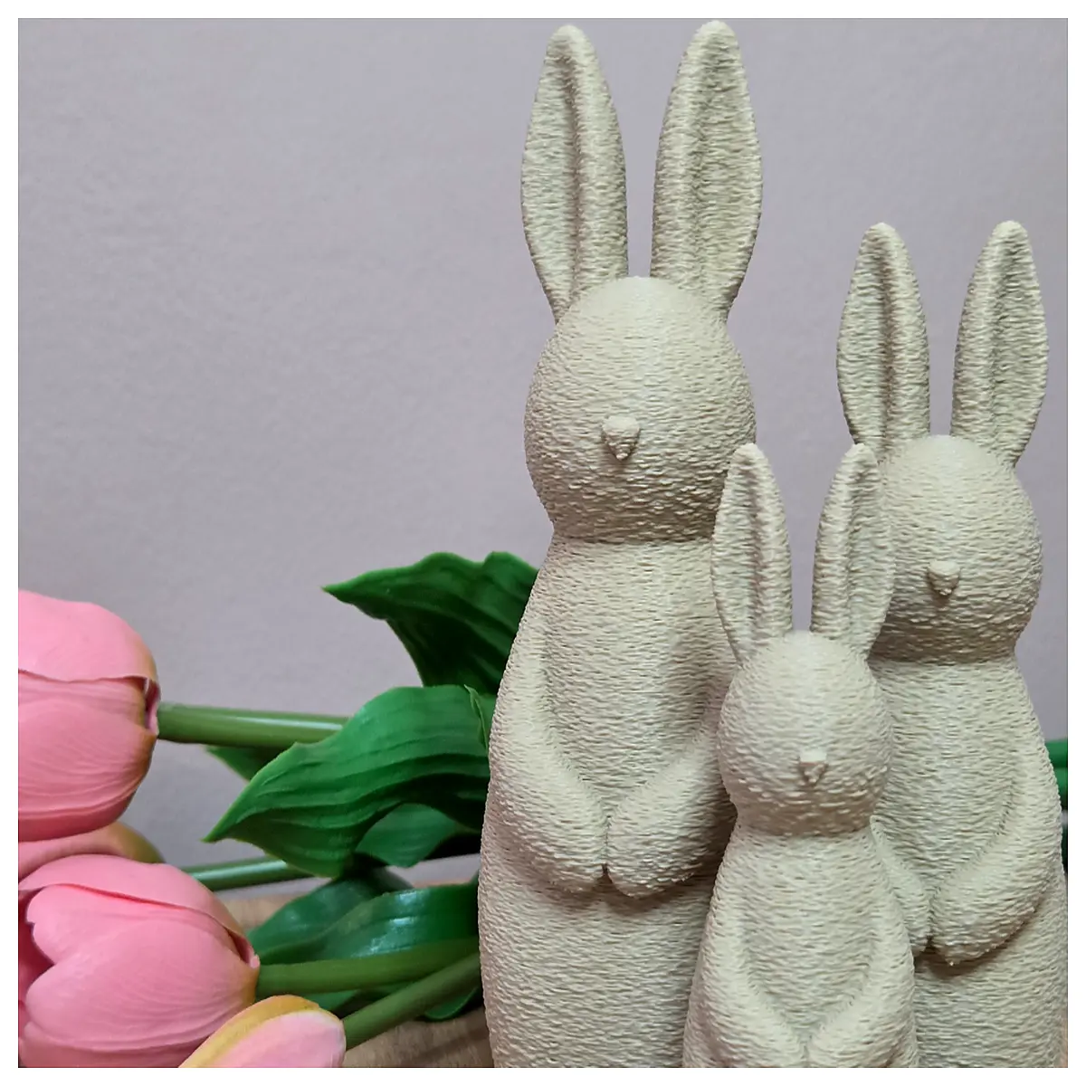 plush bunny family set for kids cute easter rabbit plush toys group soft stuffed animals for nursery decor holiday gift bundle