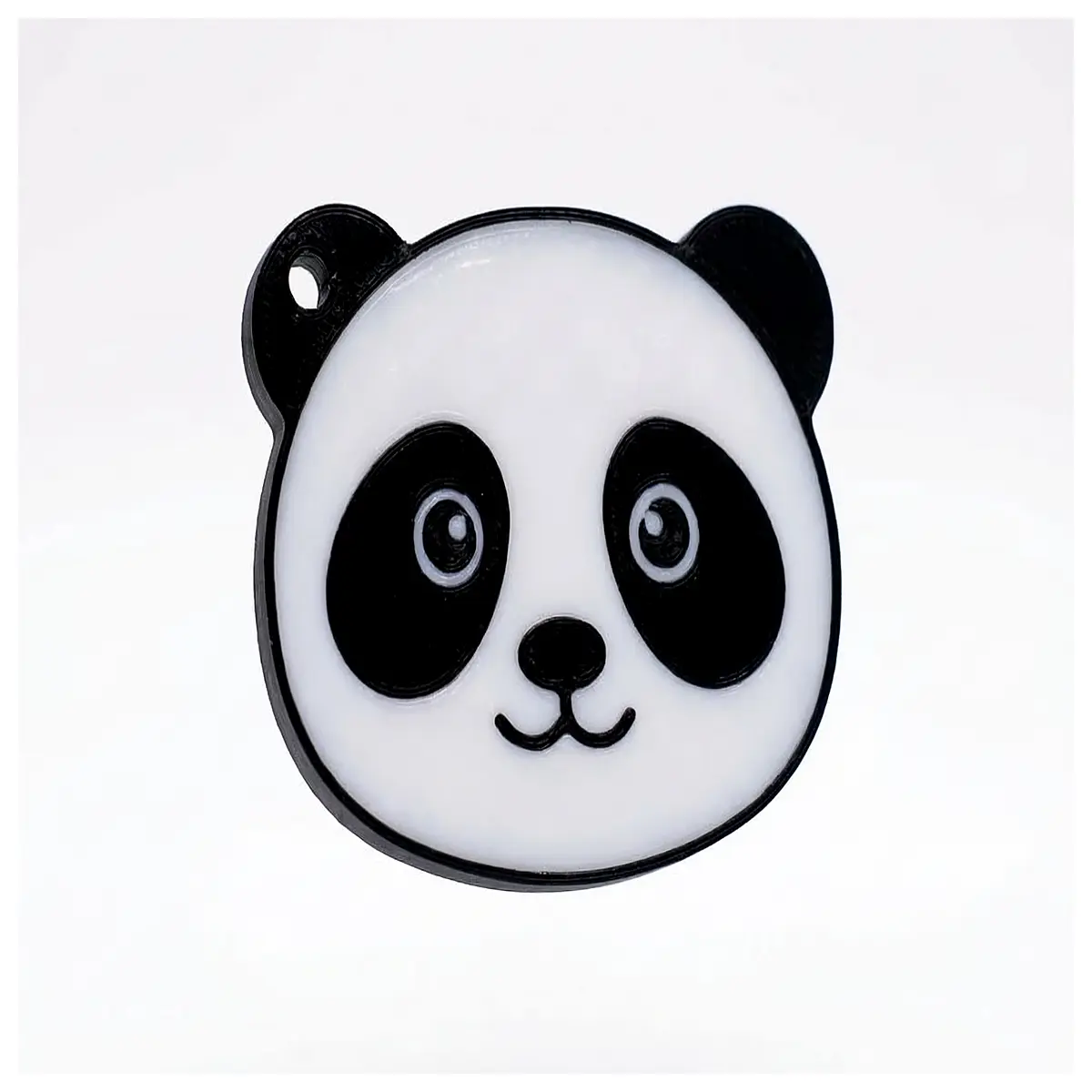 Cute Panda Keychain Backpack Charms DIY Print Decor Fun Small Gift Cartoon Decoration