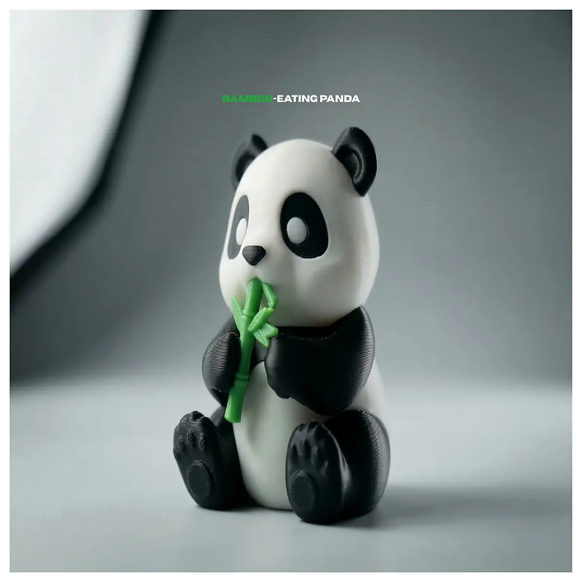 Eating Panda Toy Cute Panda Toy Child Educational Toy Figure Baby Gift Indoor Plaything