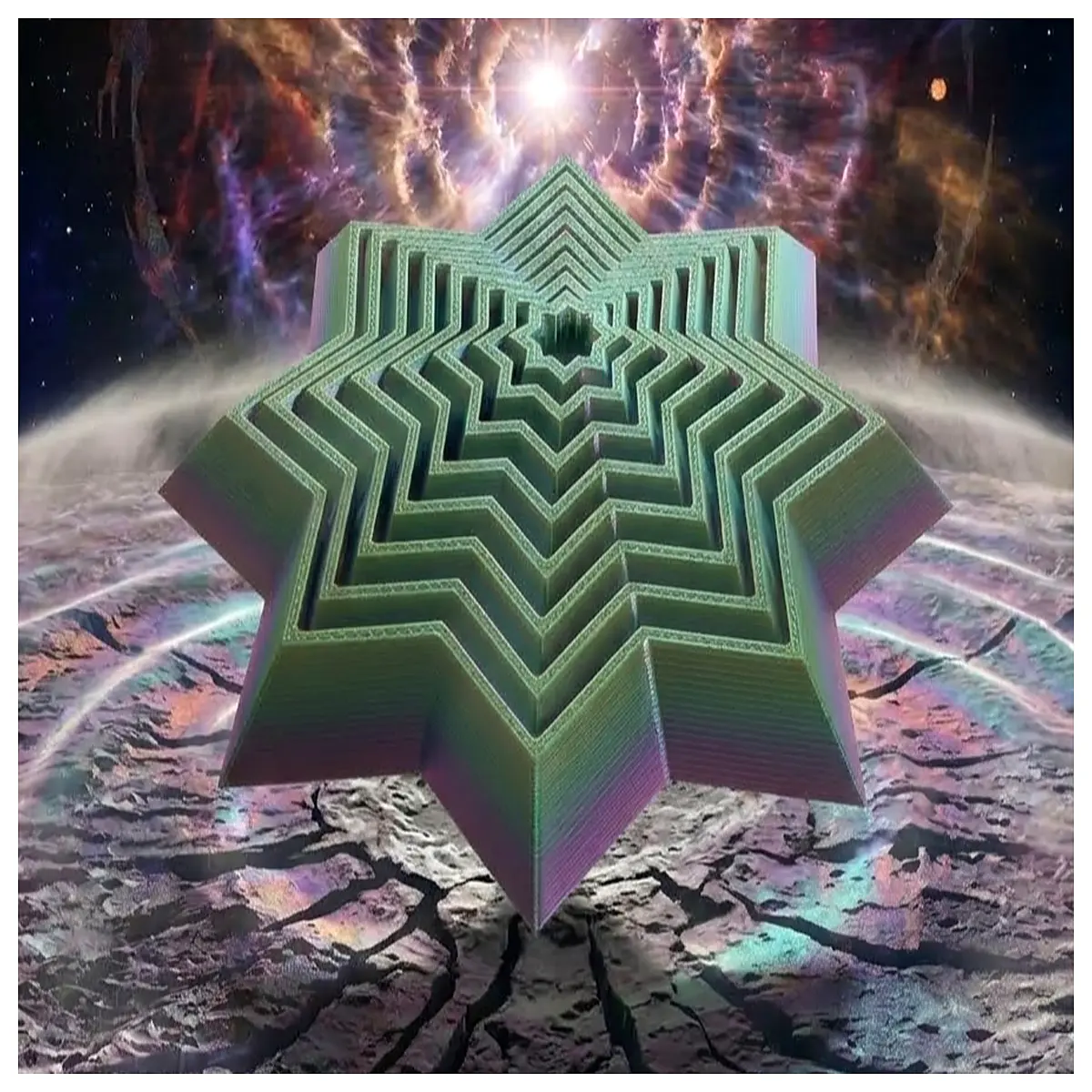Supernova Star Decompression Toy Stress Relief Kids Brain Teaser Star Model Relaxation Tool