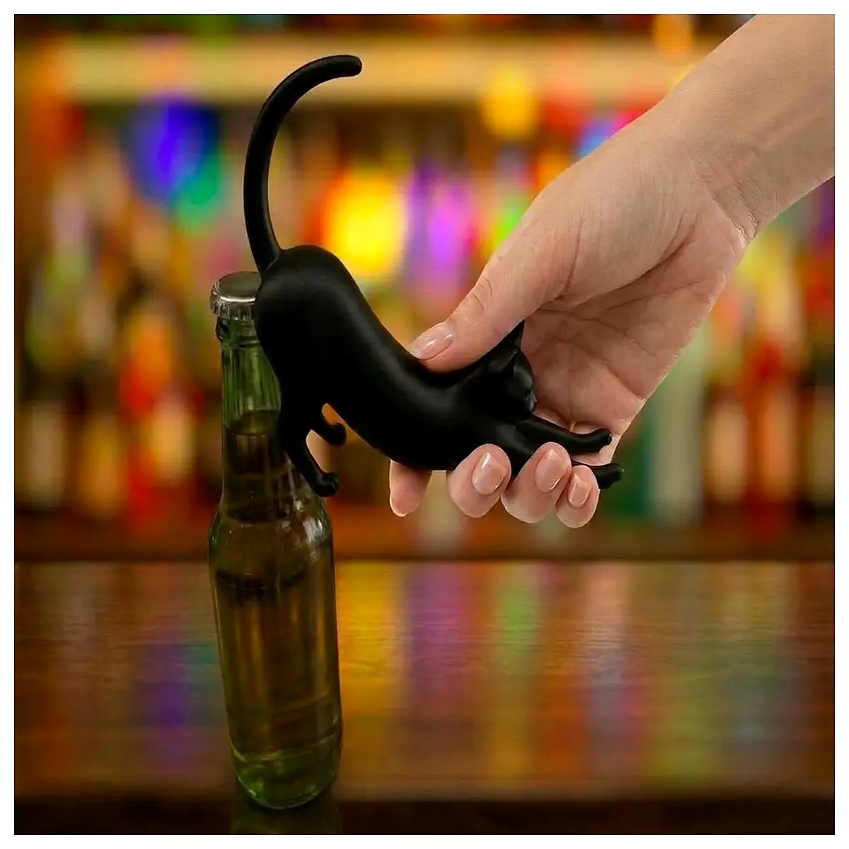 Cat Bottle Opener Pet Toy Puzzle Training Kitten Enrichment Interactive Game Challenge Fun