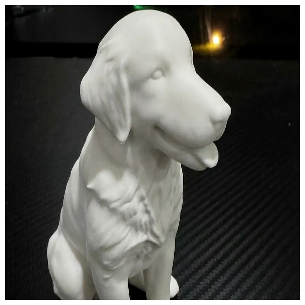 Golden Retriever Statue Pet Sculpture Home Decor Dog Gift Indoor Decoration Loyal Companion Figurine