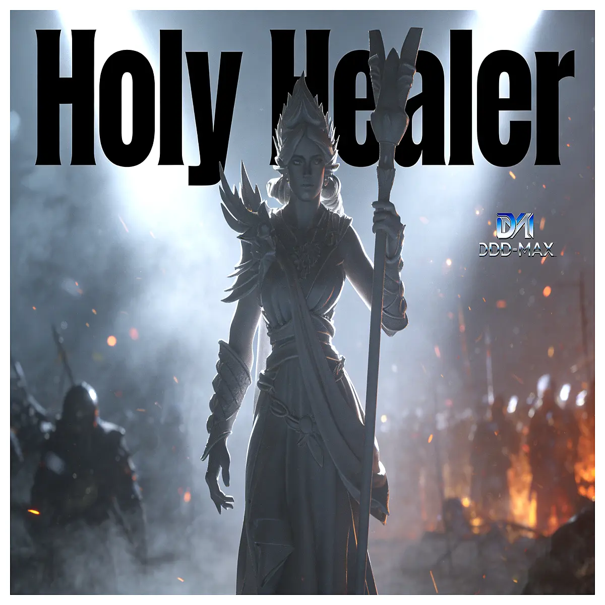 Holy Healer 15CM Model Mythical Figure Toy Anime Collectible Character Model Display Figurine Gift Anime Accessory