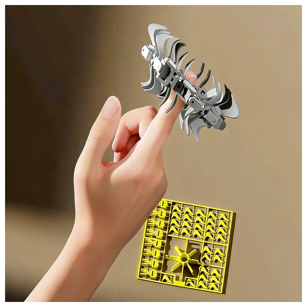 finger mechanical claw toy stress relief fidget gadget anti anxiety grip strengthener hand exercise tool for desk