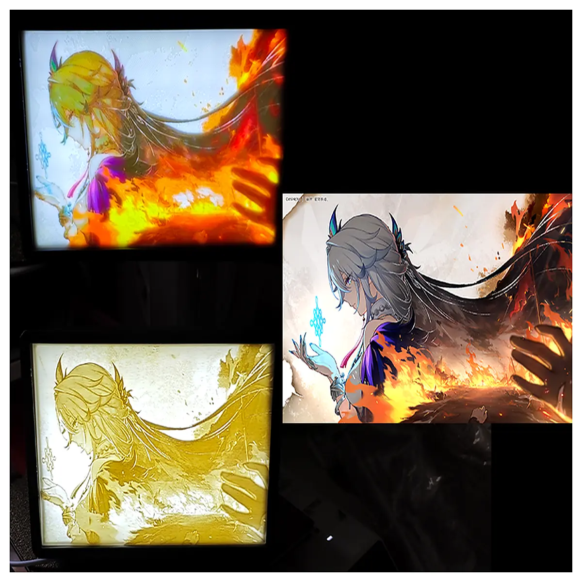 Shadow Box Fixture Multi Single Decorative Lighting Wall Decor Indoor Lamps Modern Minimalist