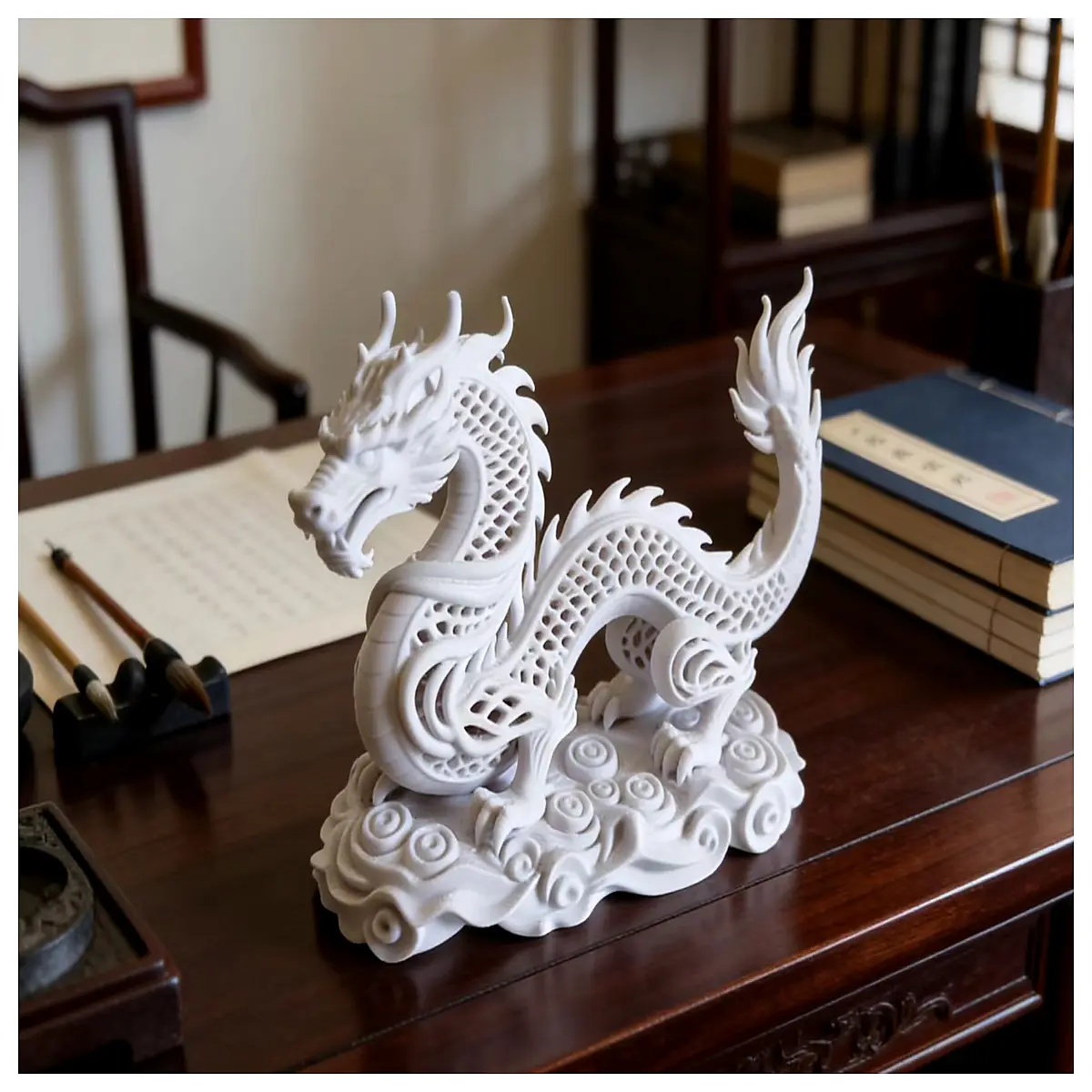 Dragon Totem Zodiac Dragon Decor Style Decoration Dragon Culture Art Dragon Theme Gift Dragon Accessory Pieces