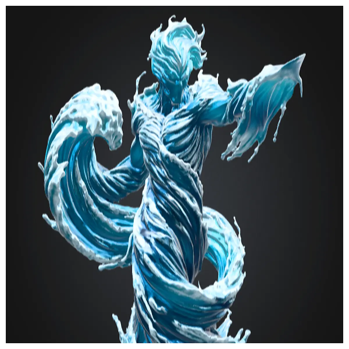 Water Element Water Soldier Game Gear Character Accessories Combat Props Gaming Supplies Enhance Your Game