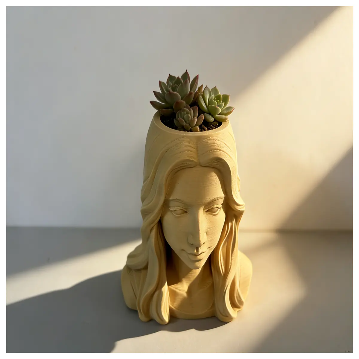 Goddess Flower Pot Bring Spring to Your Goddess s Hair Decorative Planter Floral Arrangement Home Decor Her
