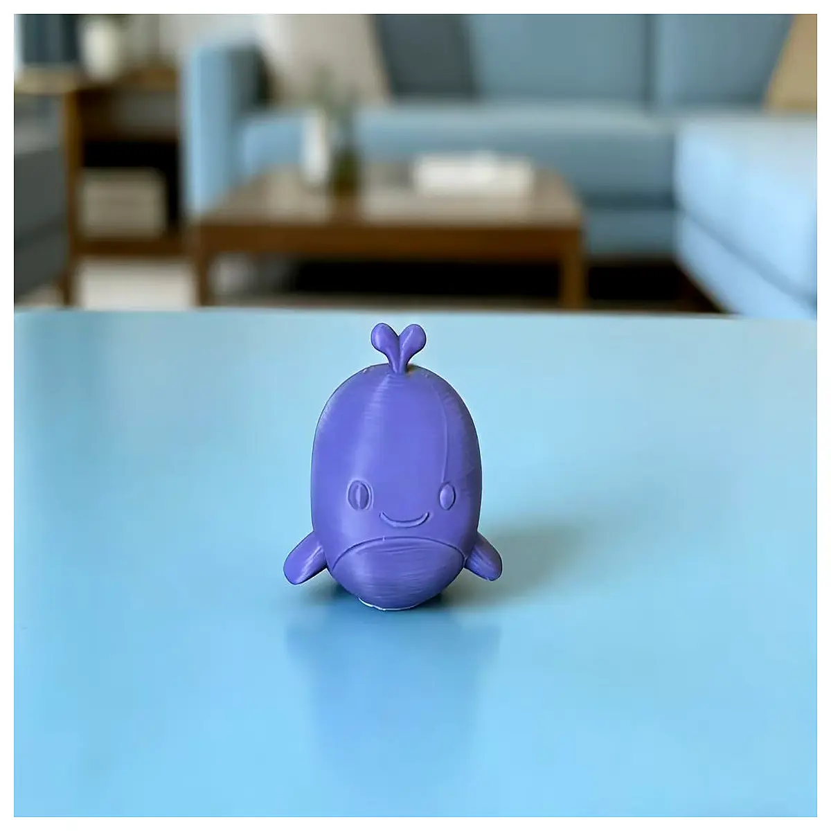 Q Version Cute Whale Figurine Model Toy Desk Decoration Collectible Anime Accessory