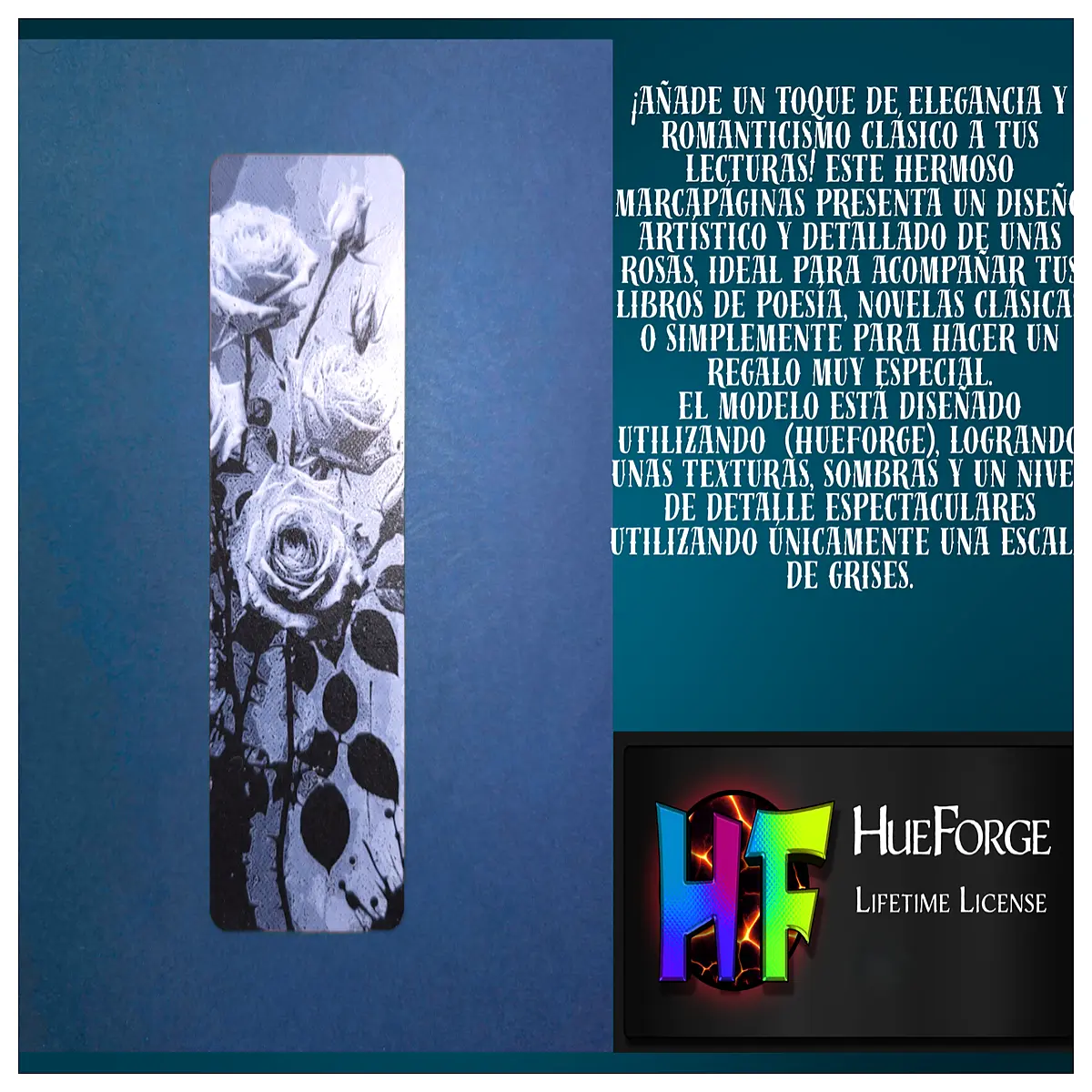 Rose Bookmark Elegant Romantic Notebook Decoration Paper Bookmark Gift Memorial Creative Bookmark