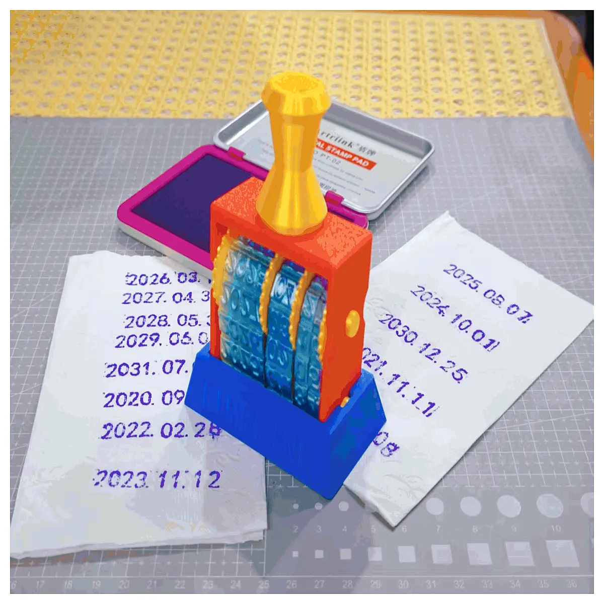 Date Seal Time Marker Stamp Tool Historical Commemorative Collectible Seal Carving Moulds Long Term Preservation