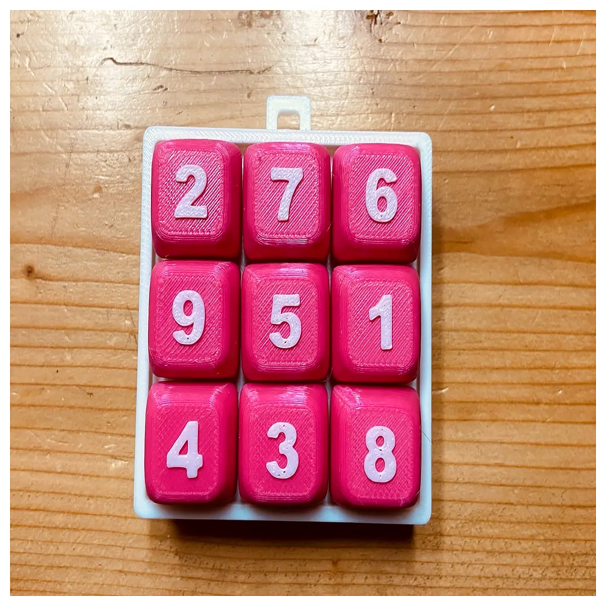3x3 Magic Square Clicker Puzzle Toy Brain Training Game Challenge Learning Tool Cognitive Exercise