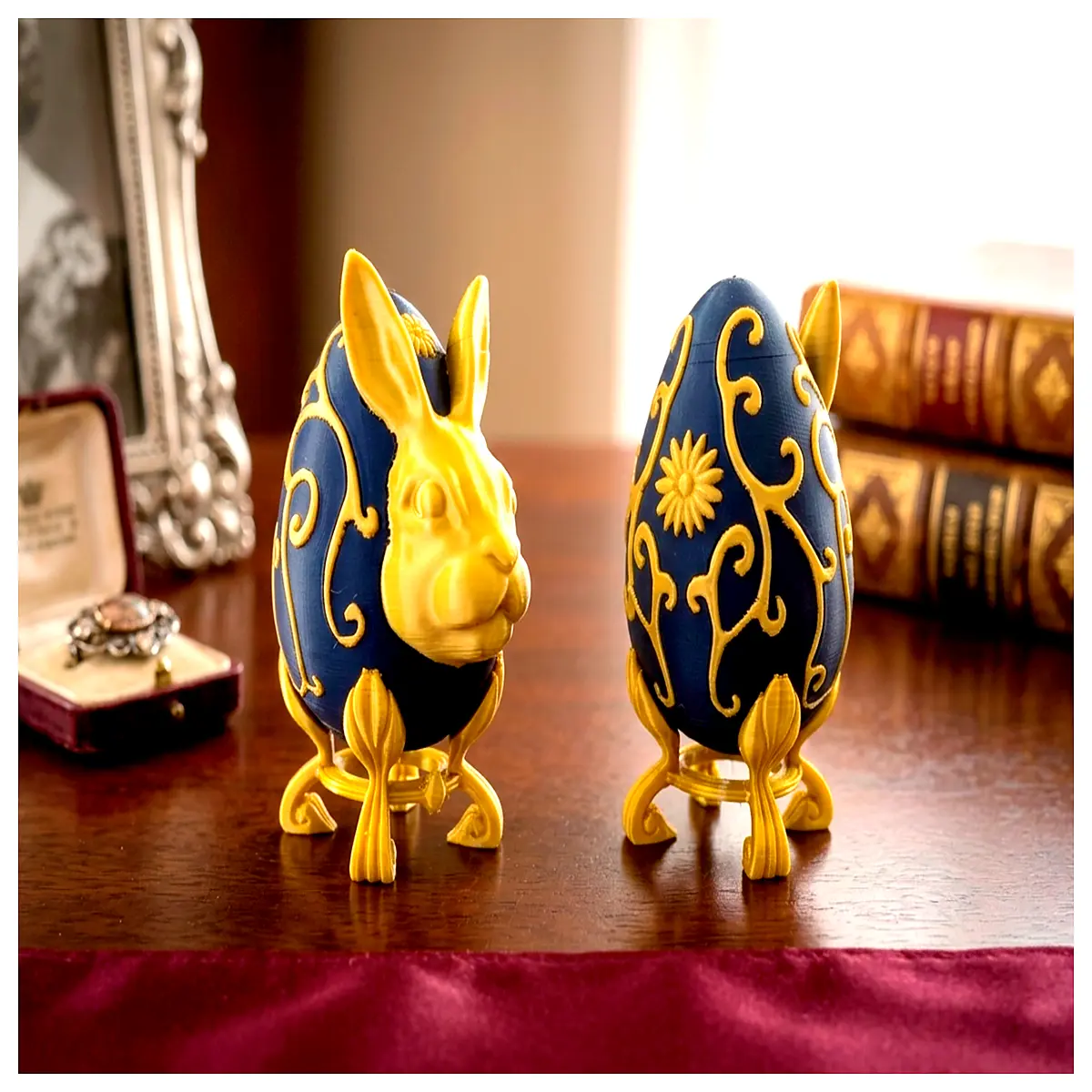 Jing Gong Fa Bei Resurrection Easter Egg Simulation Easter Decoration Festive Gift Creative Decor Christmas Present