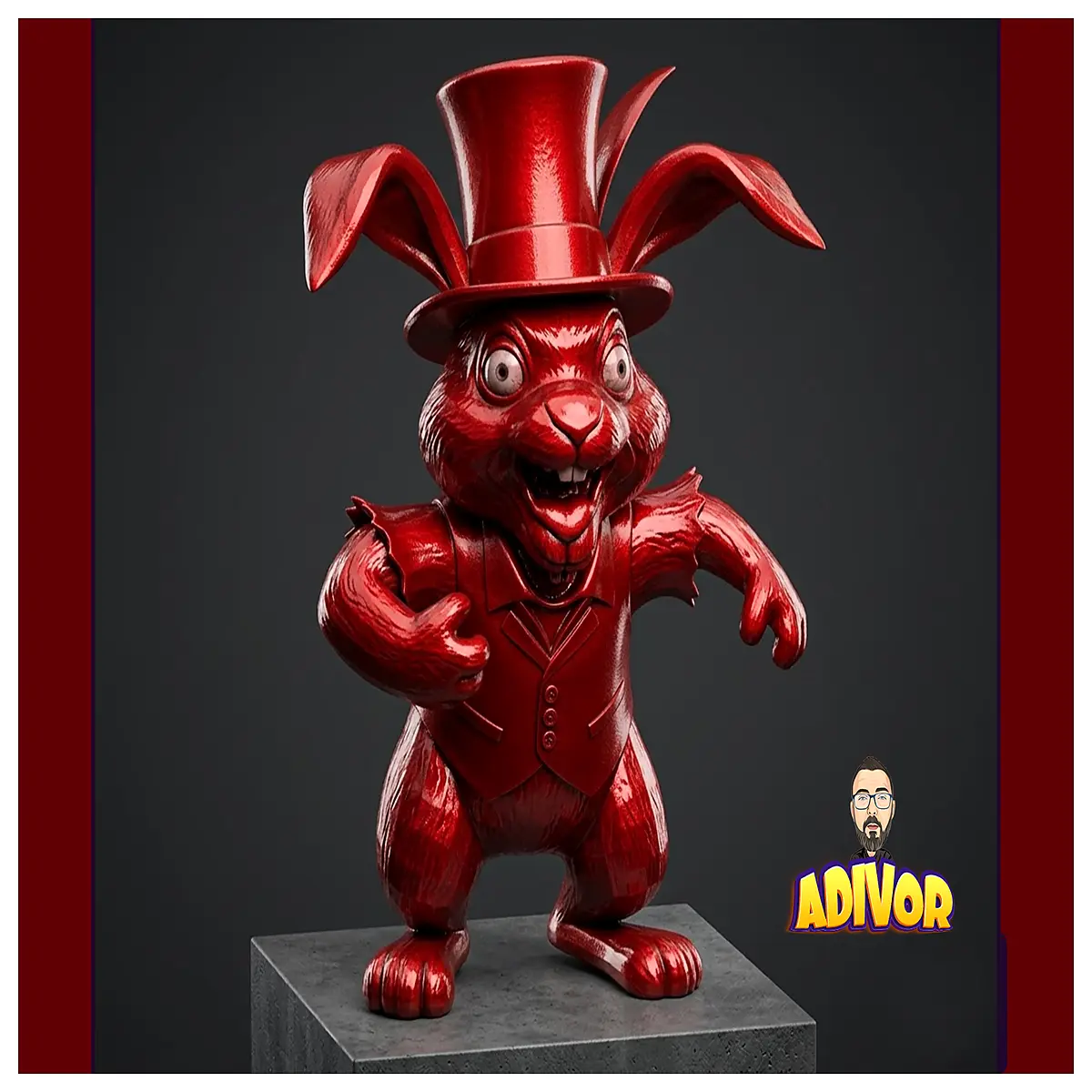 Top Hat Crazy Easter Rabbit Toy Creative Educational Kids Gift Easter Decoration Holiday Surprise