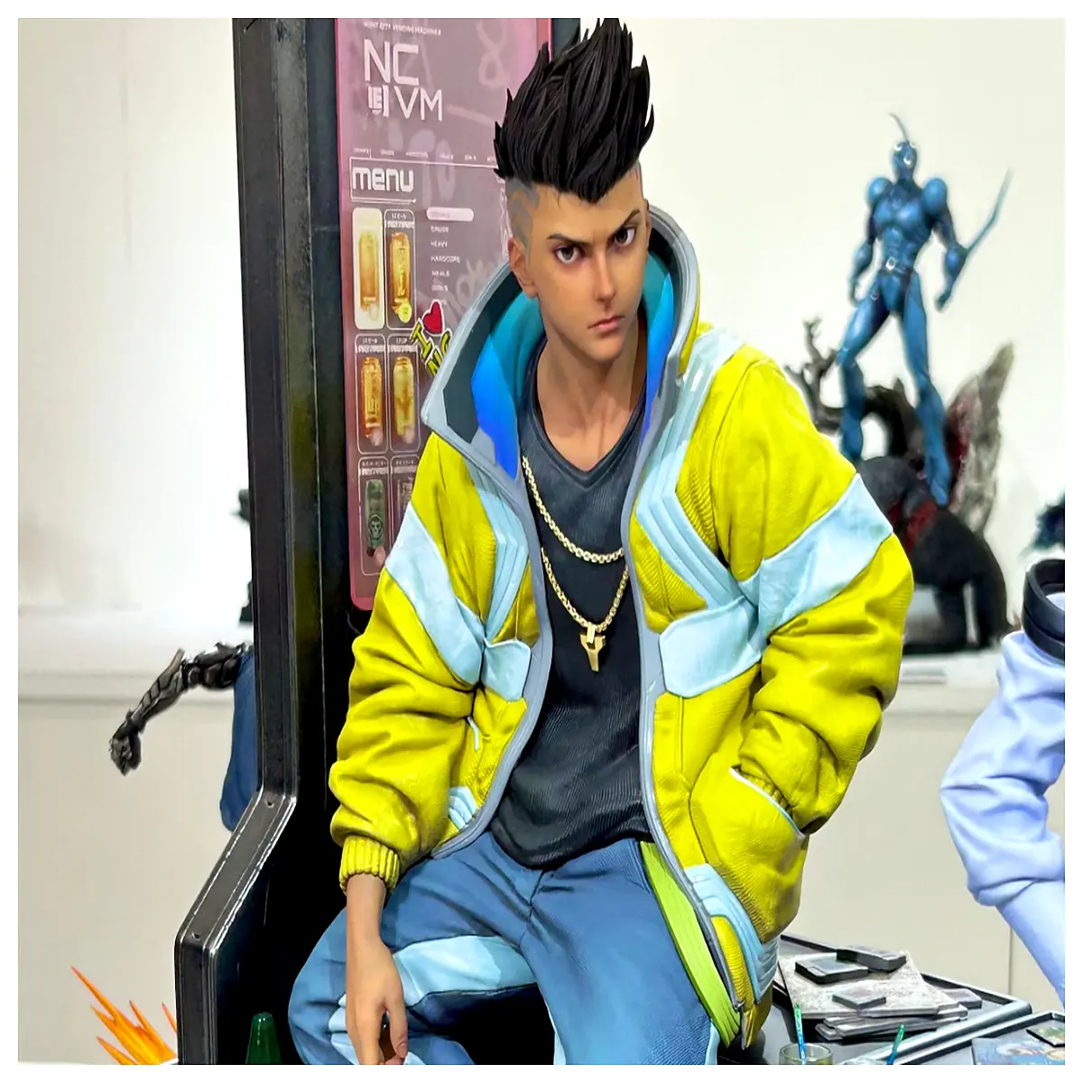 Edgerunners David Doll Figure Model Collectible Toy Anime Merchandise Character Model