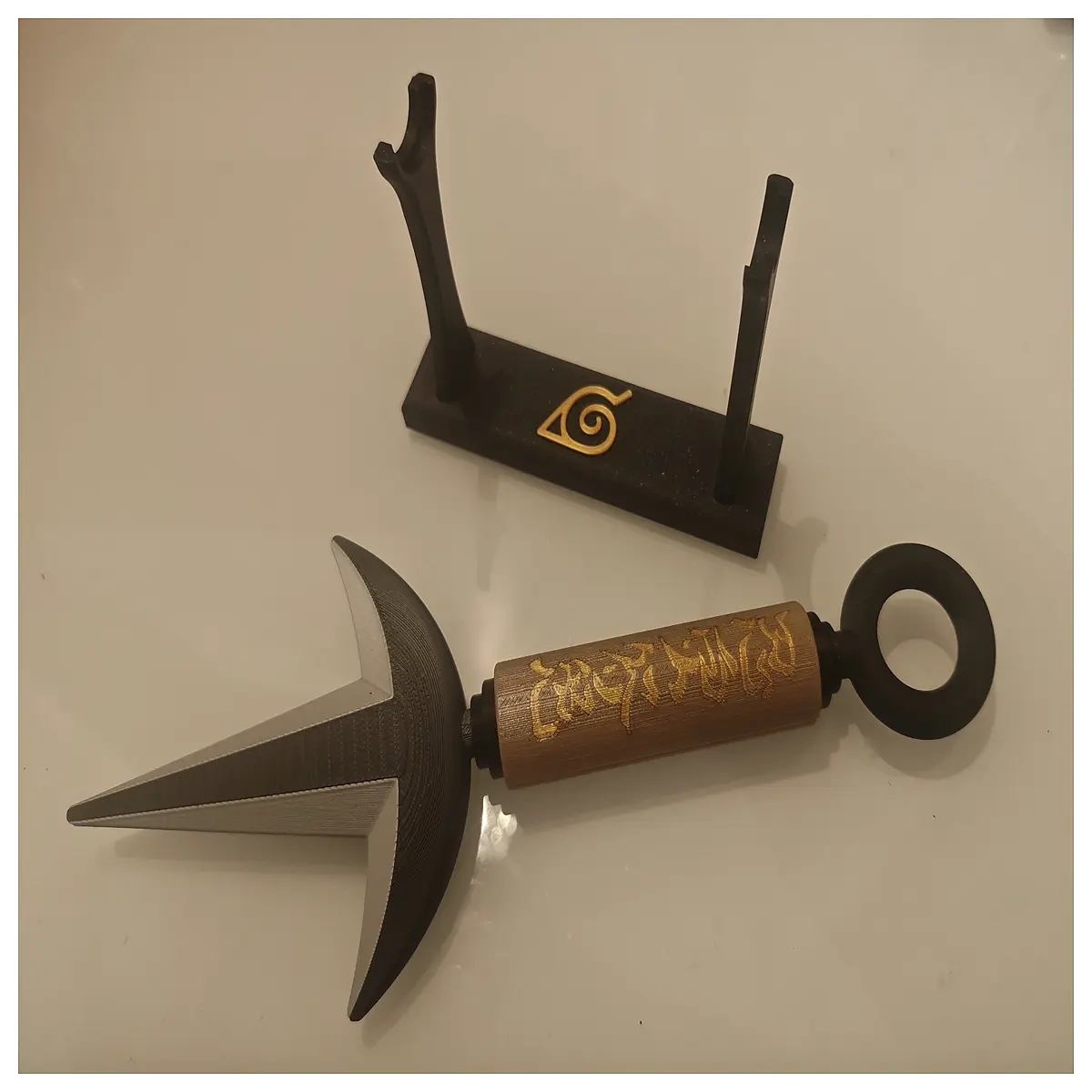 Hiraishin Kunai Stand Blade Holder for Kunai Anime Model Display Stand Collectible Support
