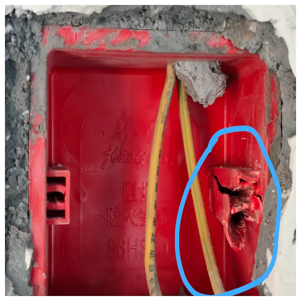 Repair for 86 Pre buried Boxes Height Extension Shade Cover Fixes Box Lid Repair Blocking Set