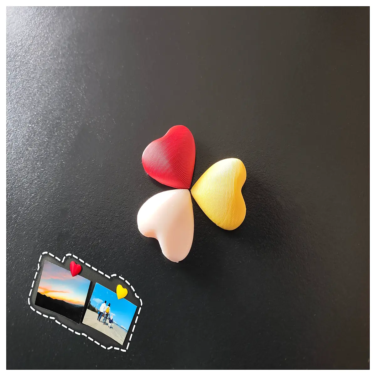 shaped Photo Frame Magnet Adhesive Photo Frame Seamless Design 20 Minute Quick Attachment Creative Decoration Photo Wall Frame