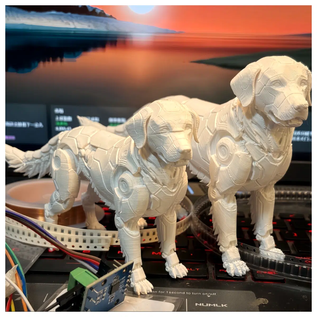 Cyber Mech Dog Robotic Pet Interactive Toy Smart Companion Simulation Mechanical Dog Parts Accessories Kits