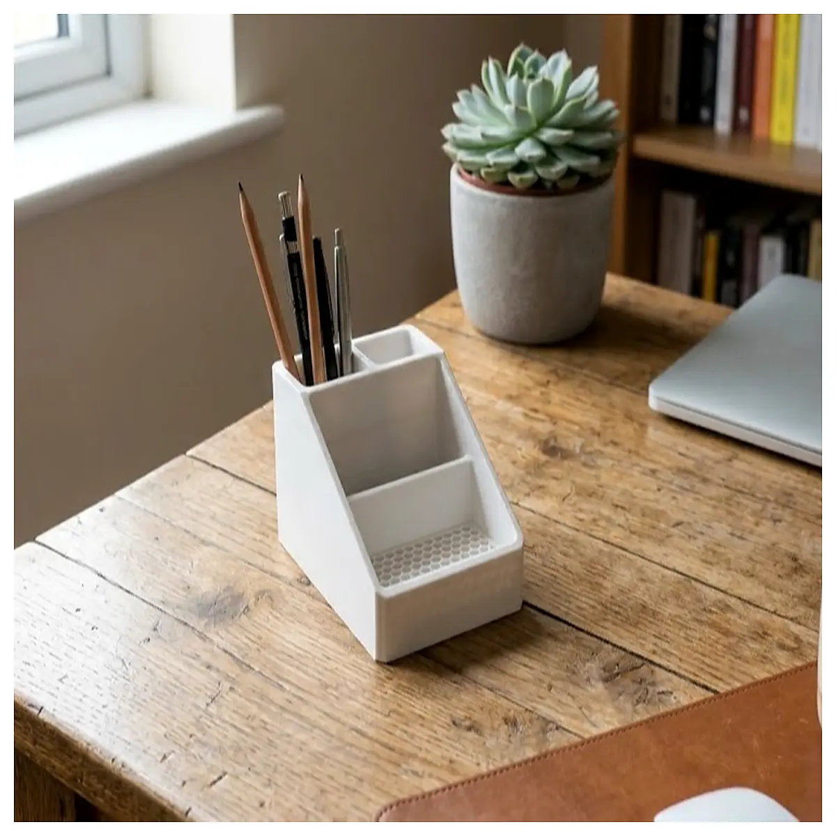 Desktop Organizer Desk Storage Solutions Office Supplies Enhance Workspace Productivity
