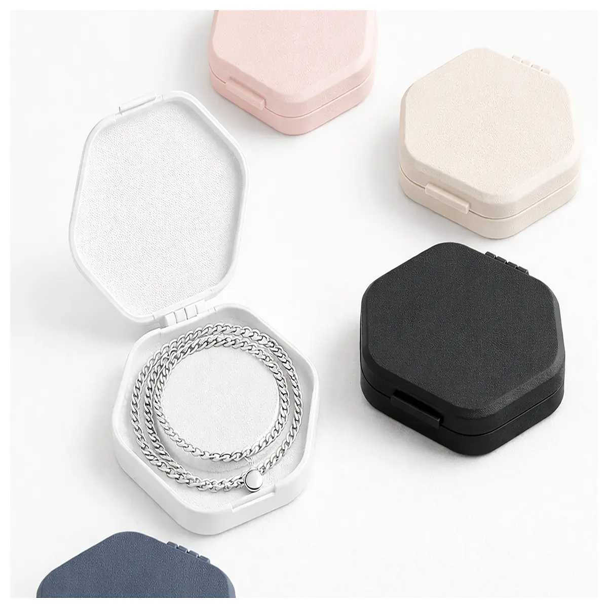 Necklace Box Print Jewelry Display Box Anti Design Elegant Packaging Box Accessory Display Case