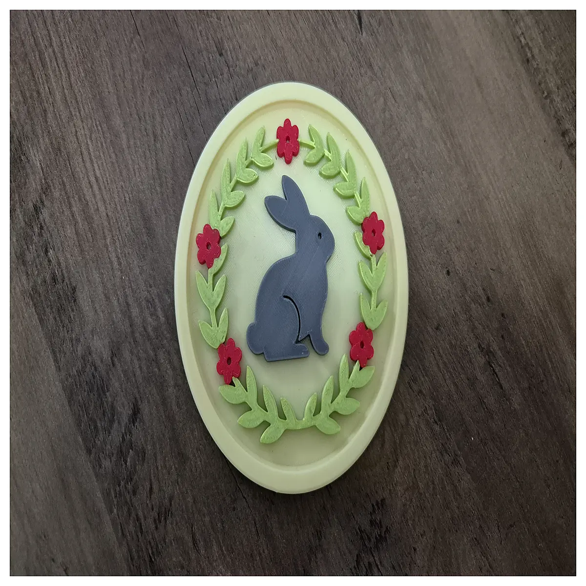 Easter Bunny Coaster Stand Decoration Festive Gift Creative Home Decor Series 01