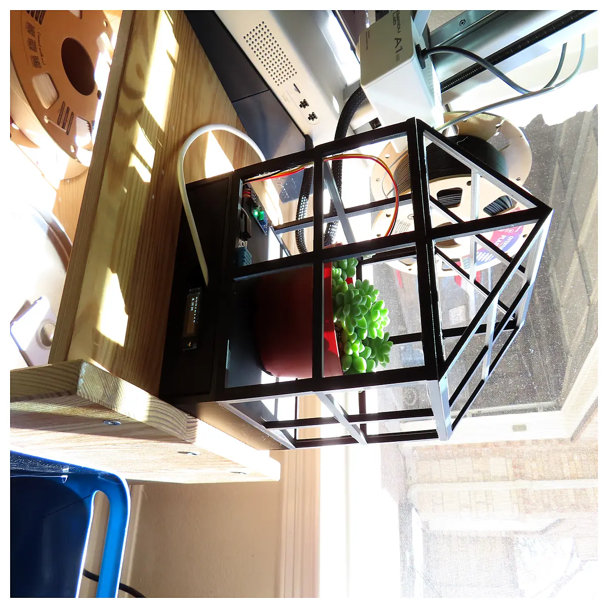 ESP32 Powered Micro Greenhouse Controller Smart Gardening Indoor Plant Growth Temperature Control System Precise Control