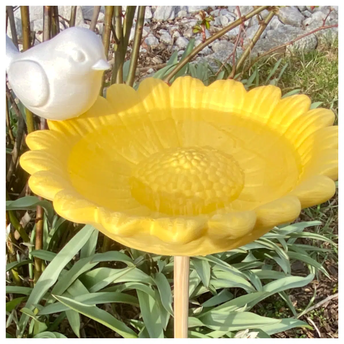 Bird Bath Bowl Bird Drinking Fountain Floral Decoration Bird Supplies Bird Bath Accessories Bird Water Basin Bird Drinking Device