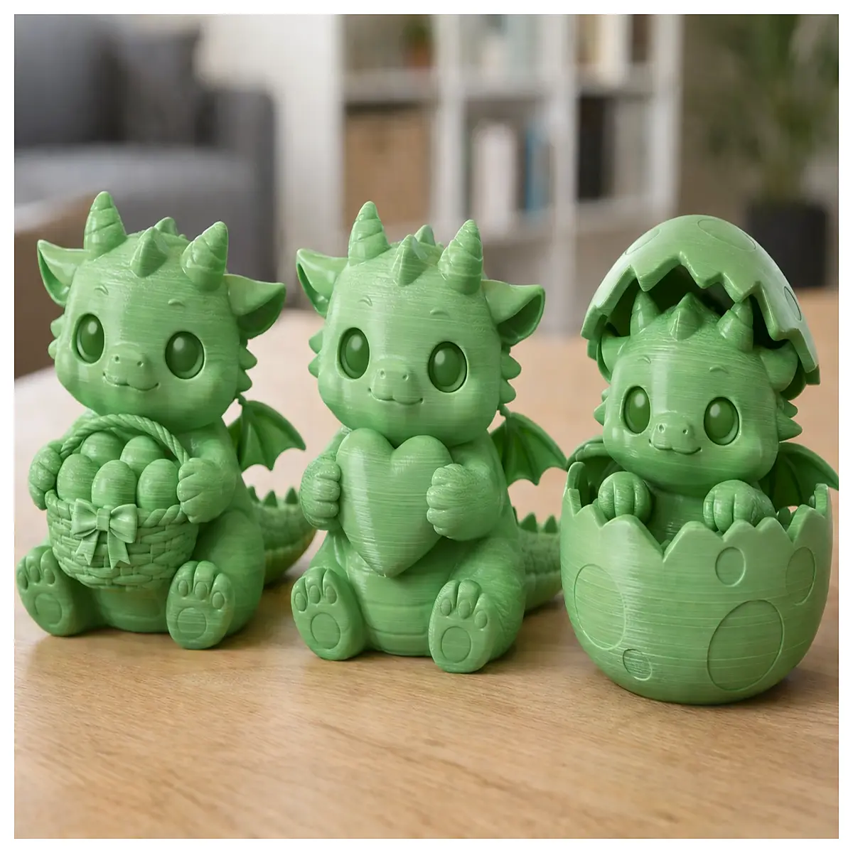 Adorable Young Dragon Easter Edition Toy Model Collectible Holiday Gift Roleplay Figure Collection