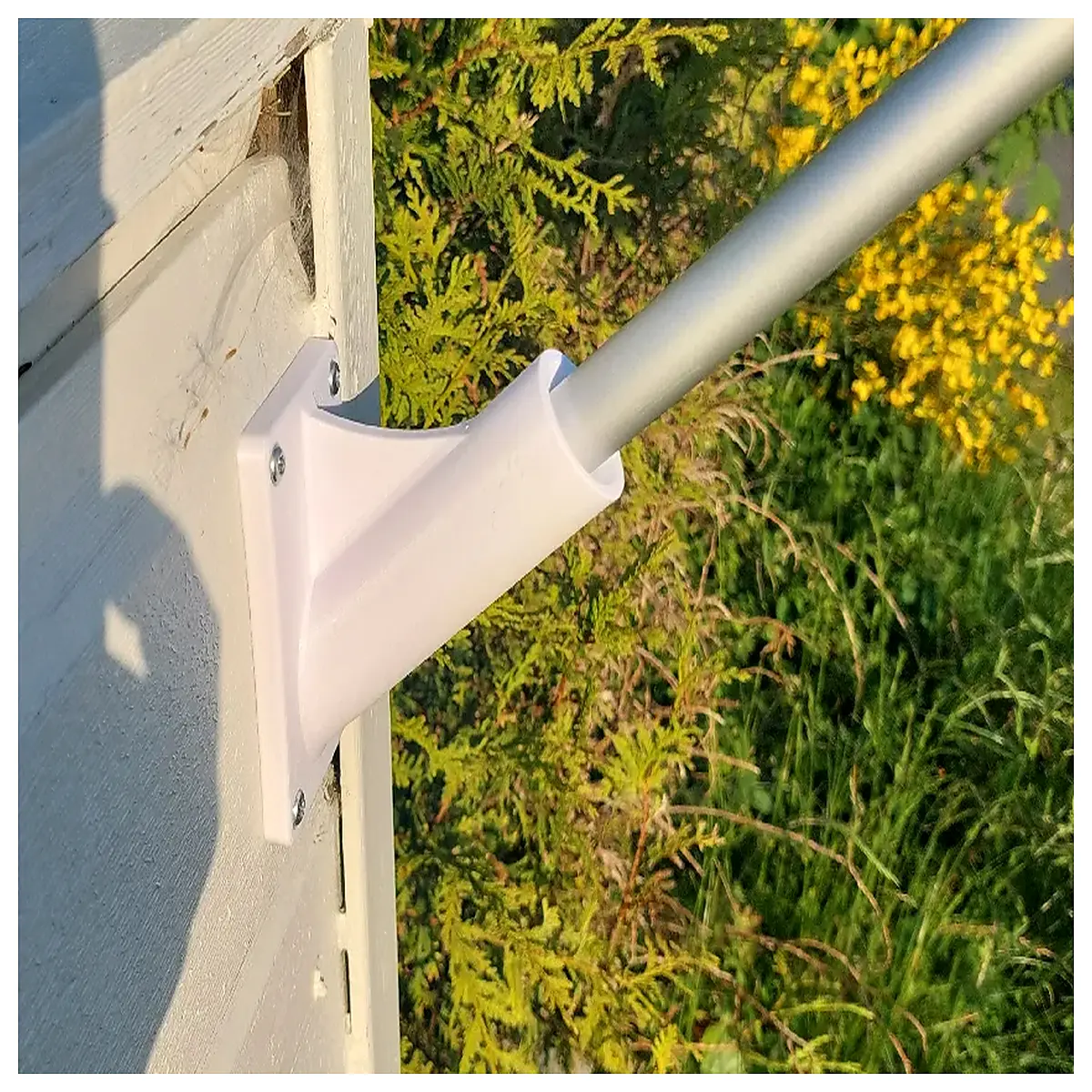 Flagpole Bracket Accessories 19mm Flag Pole Support Flag Stand Holder Outdoor Decoration Pole Mount