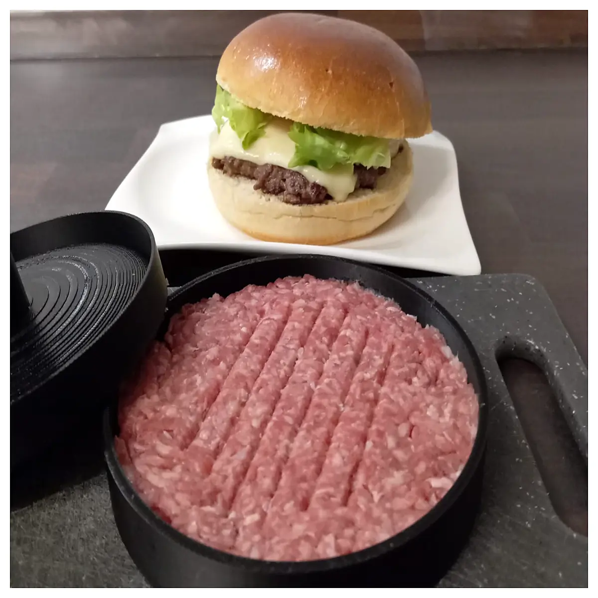 3D Printed BBQ Burger Patty Press Quick Burger Formation Meat for Grilling Patty Maker
