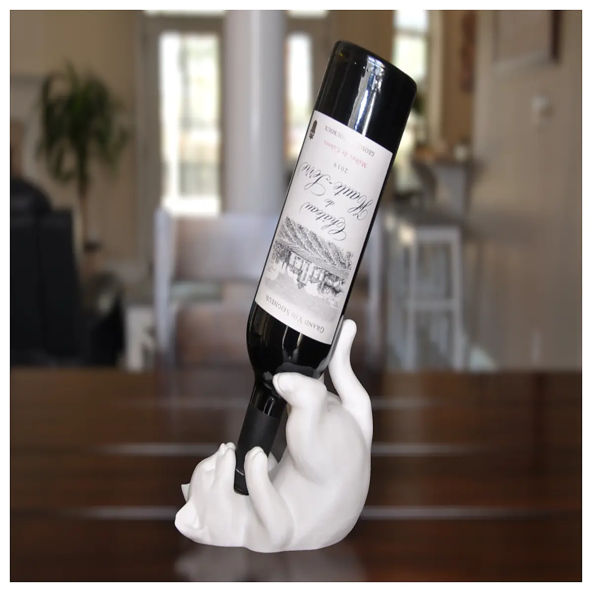 Cat Wine Bottle Rack Multi Tiered Cat Tree Stand Pet Cat Climbing Platform Cat Toy Tree Enhance Cat Lifestyle