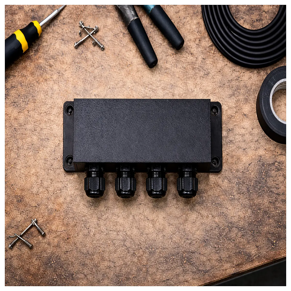 Cable gland box accessories electrical box protection box insulation box assembly cable management cable routing tools