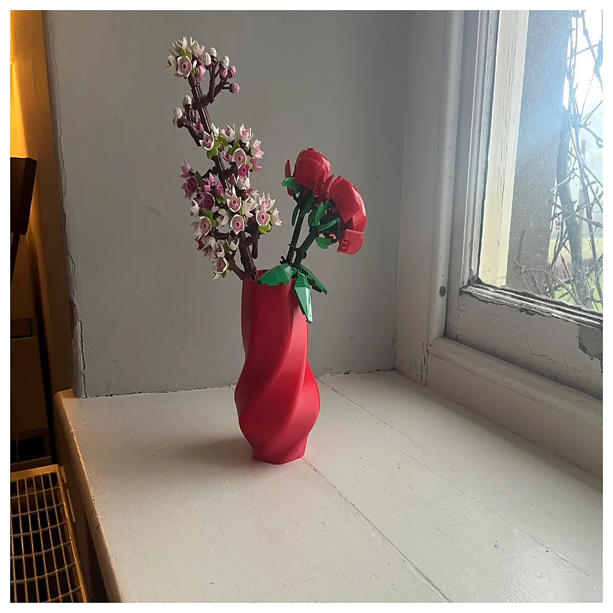 Warped Vase Art Sculpture Decorative Item Friends Family Artistic Display