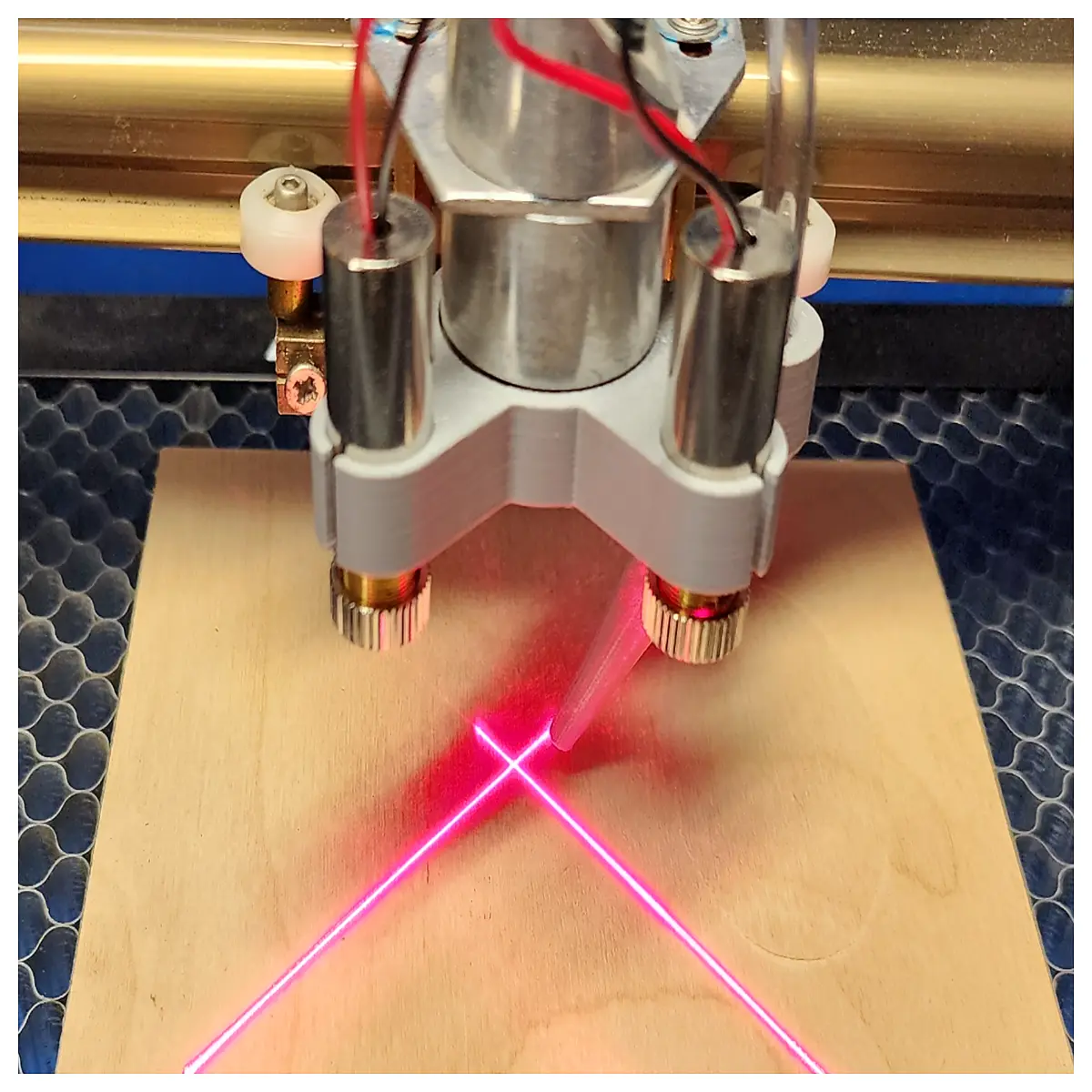 K40 Laser Nozzle Cross Alignment Air Assist Nozzle Accessories Laser Cutting Optimization