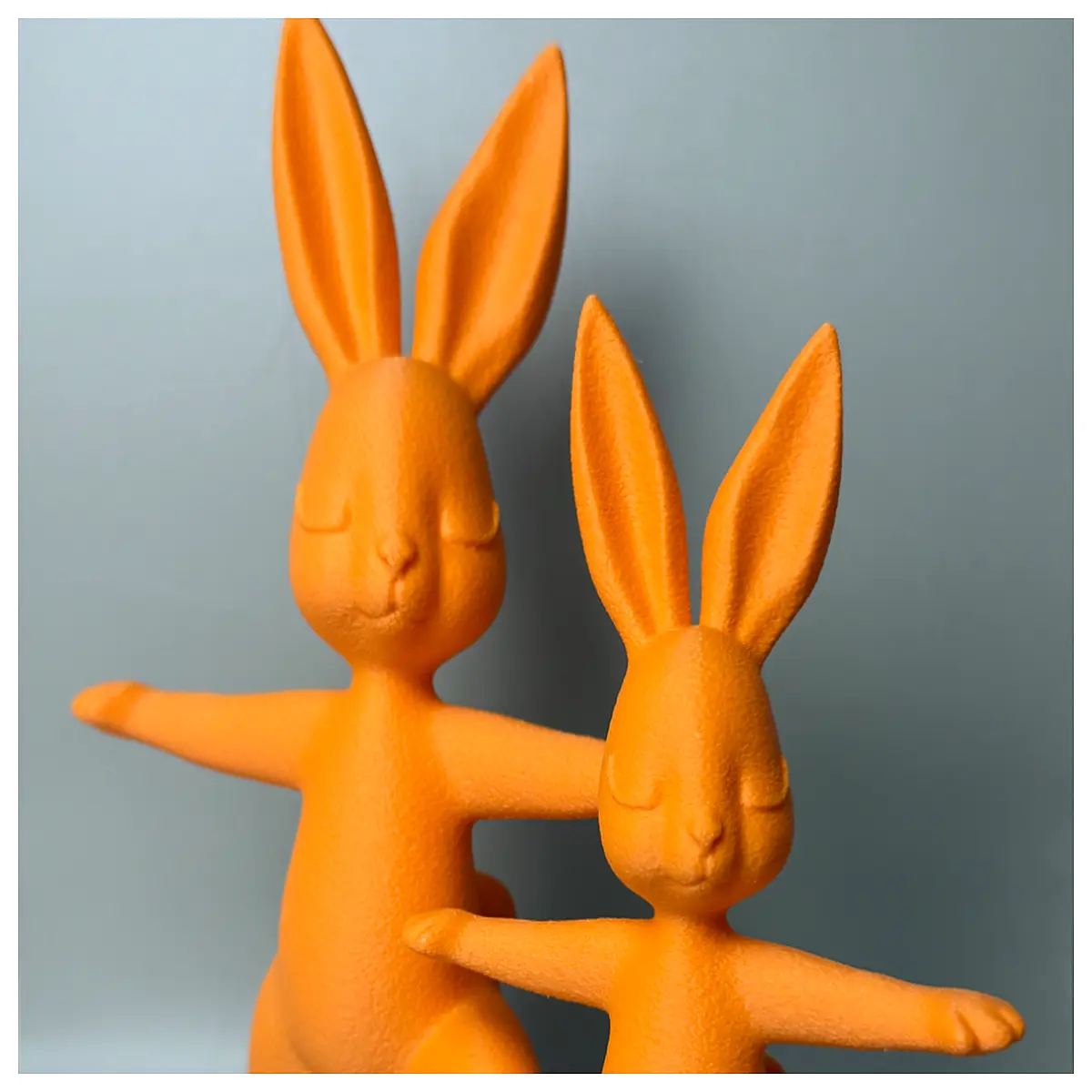 Yoga Rabbit Pose Meditation Sculpture Meditation Figurine Yoga Statue Zen Decor Rabbit Decoration