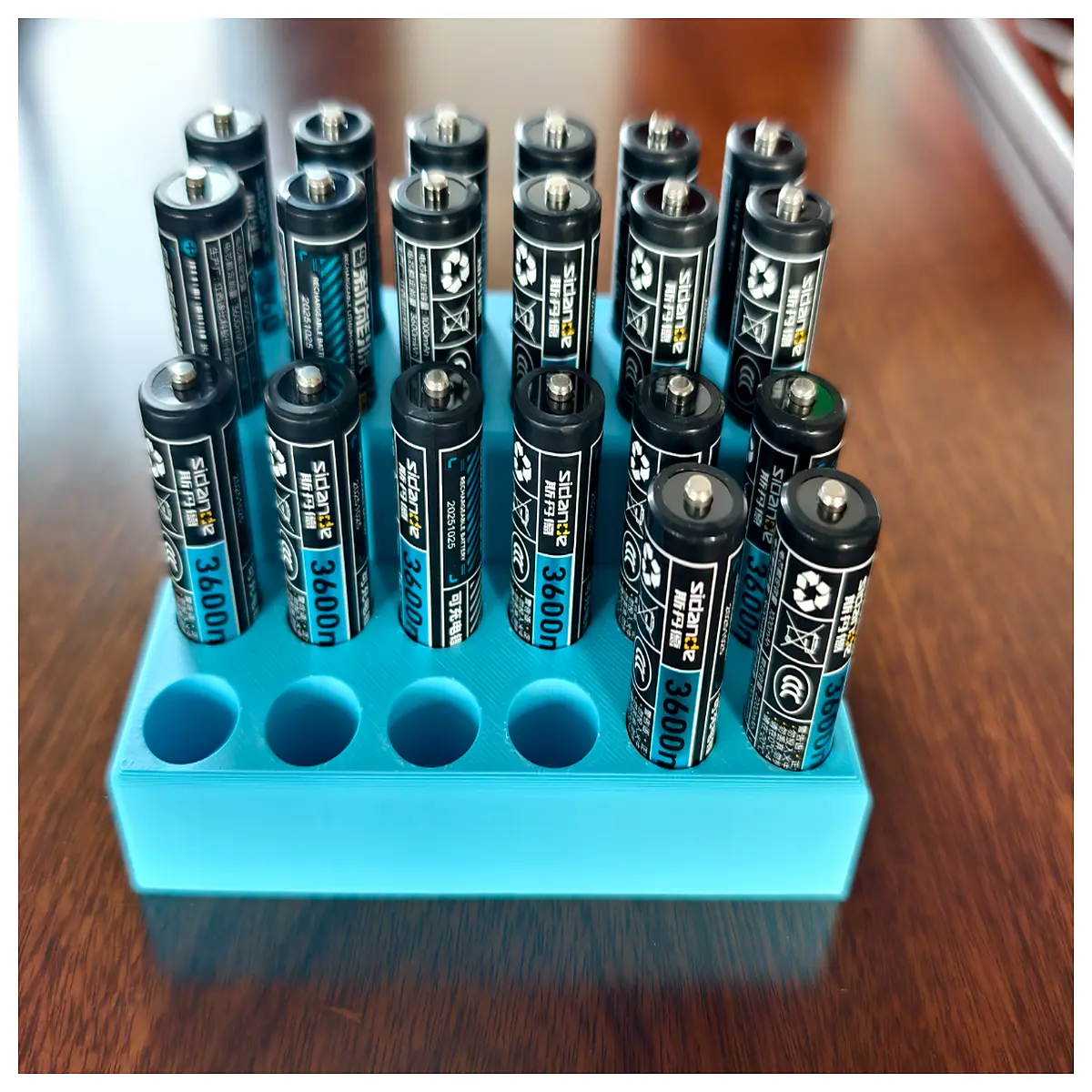 5 Cell Battery Organizer 24 Cell Battery Storage Box Battery Holder Case Battery Storage Solutions